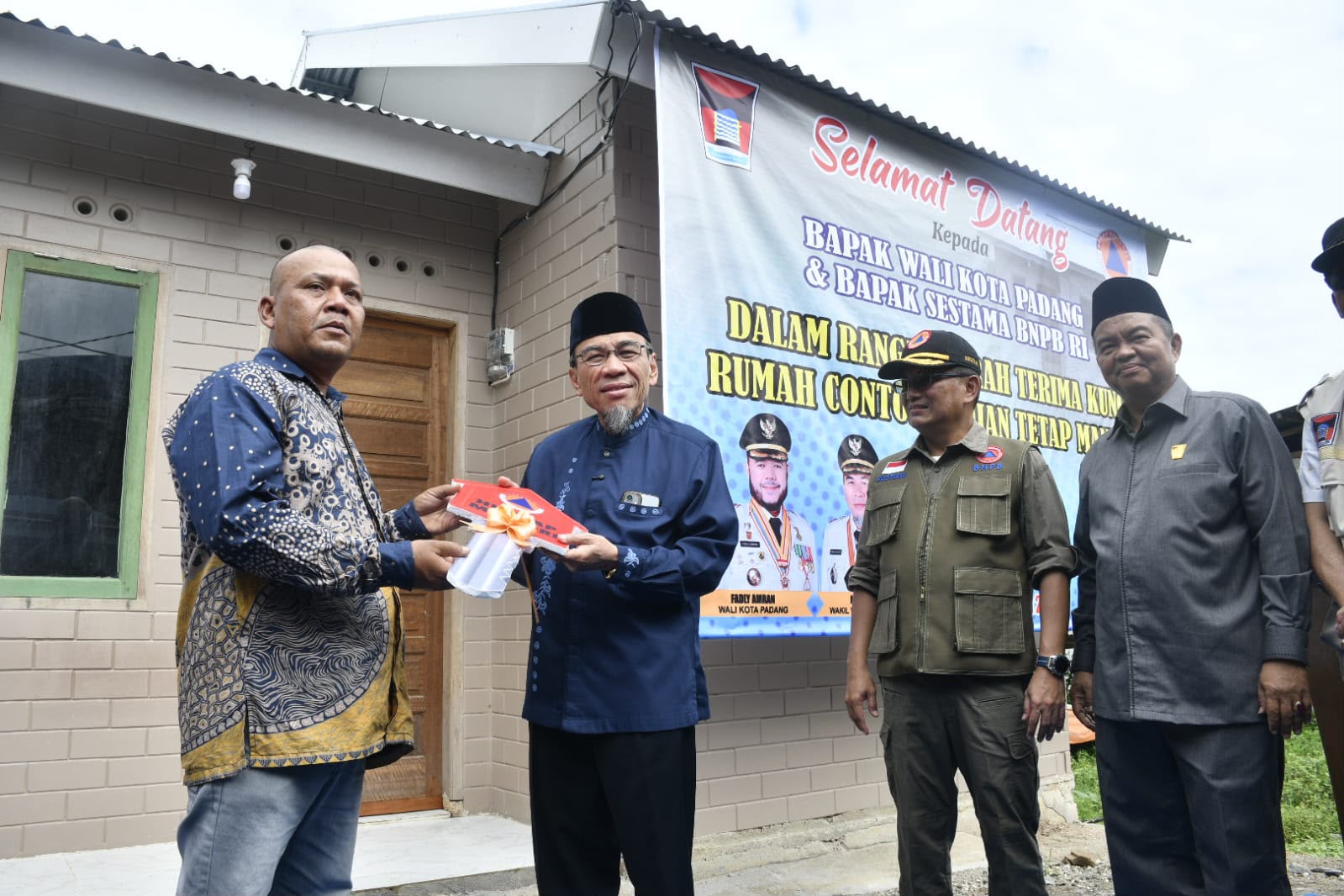Dana Tersedia, BNPB Minta PT Semen Padang Segera Bangun Tambahan 22 Unit Huntap Mandiri