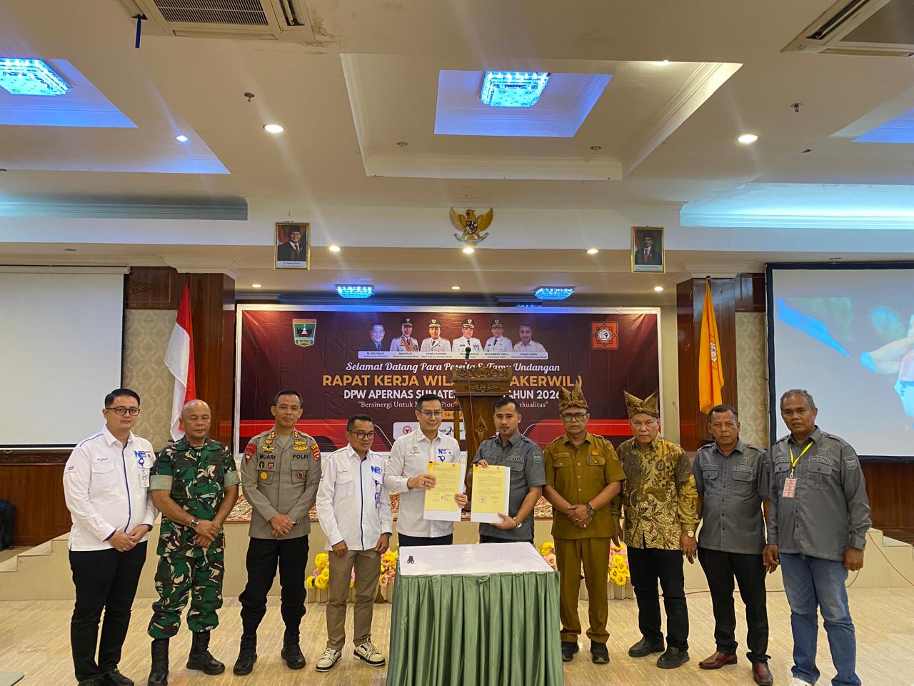 Bank Nagari Kerjasama dengan APERNAS Sumbar, Perkuat Layanan Perbankan dan Kredit Perumahan
