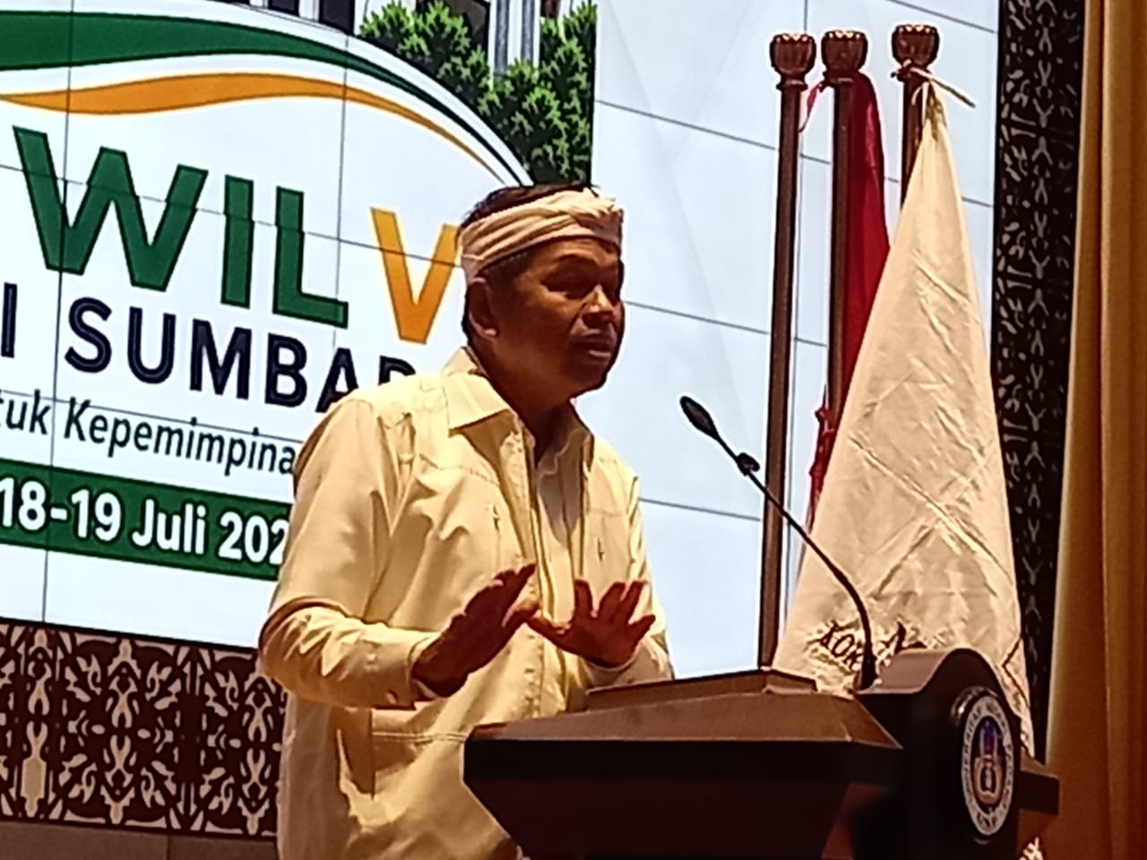 Muswil VII KAHMI Sumbar, KDM: Negara Belum Sepenuhnya Hadir Menjamin Pendidikan Gratis 12 Tahun