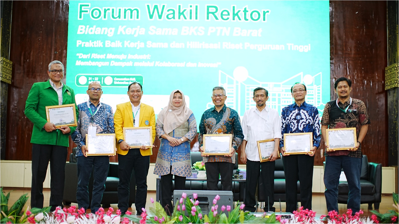 Pertemuan Forum Wakil Rektor di UNAND, Bidik Hilirisasi dan Hasilkan Produk Kolaborasi