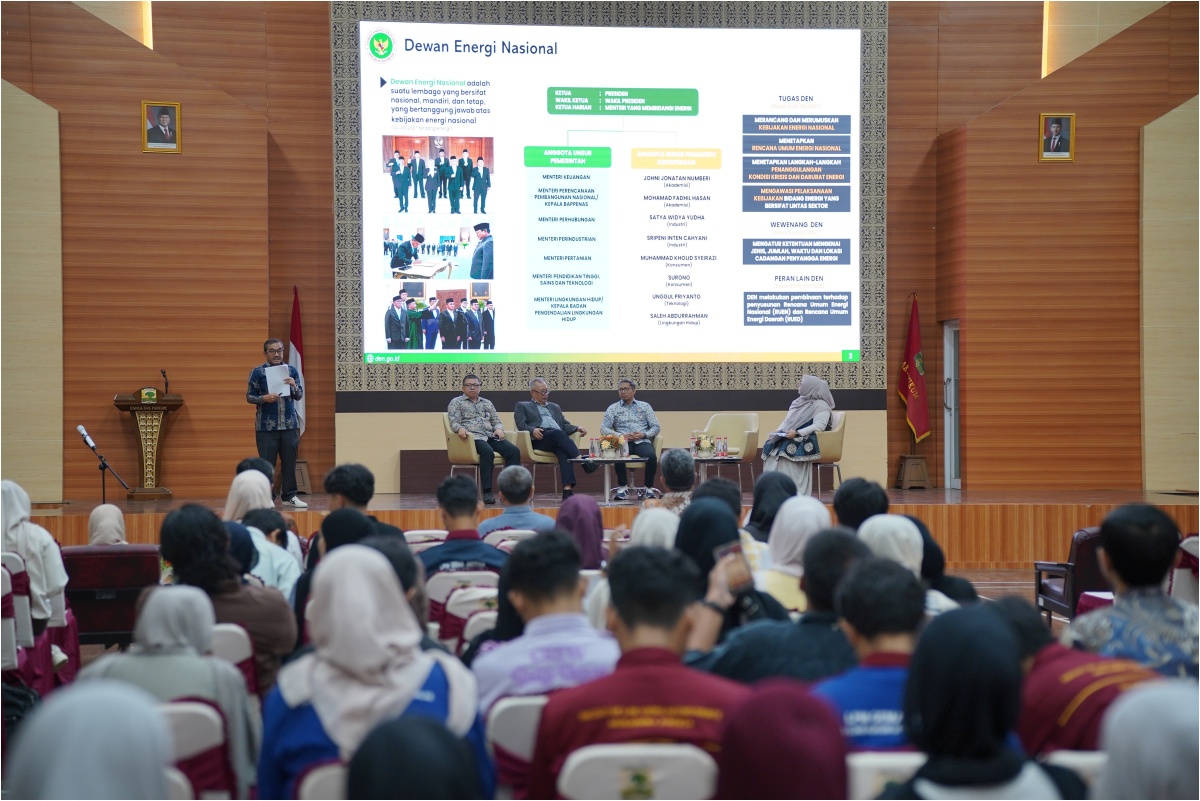 Transisi Energi Tak Cukup dengan Teknologi, DEN-UNAND Dorong Kearifan Lokal Jadi Pijakan
