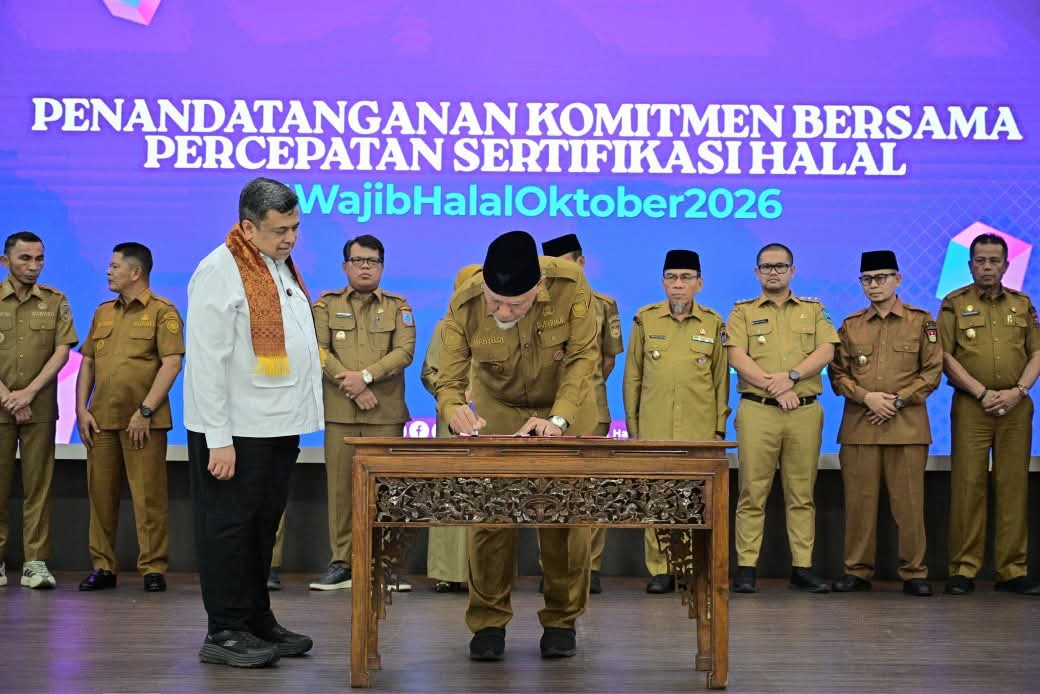 246.332 Produk Sudah Bersertifikat Halal, Mahyeldi Targetkan Sumbar Jadi Pusat Ekosistem Halal Nasional