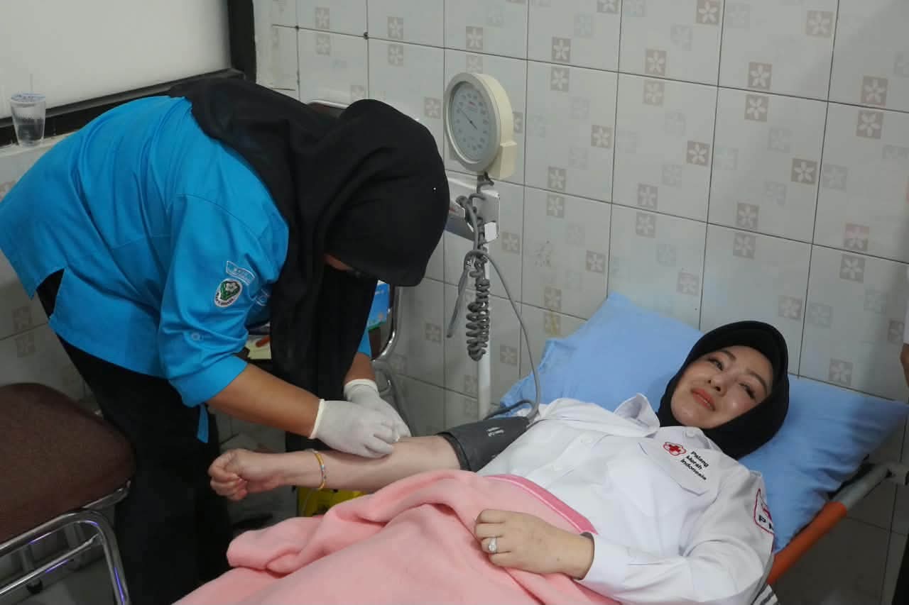 Semarakkan HUT RI, PMI Padang Panjang Gelar Donor Darah