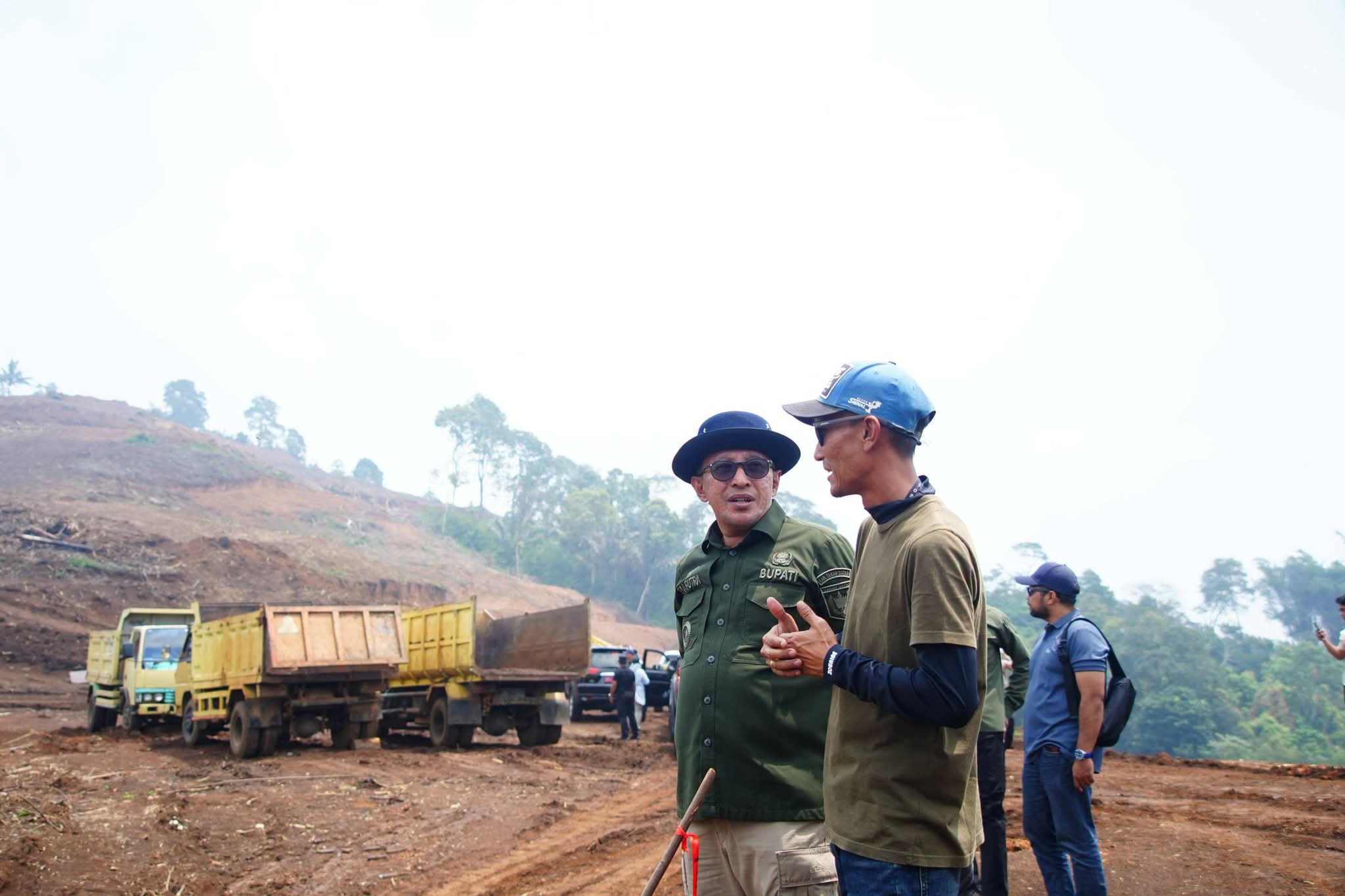 Jelang Groundbreaking, Bupati Tanah Datar Cek Lahan Sekolah Rakyat di Tanjung Alam