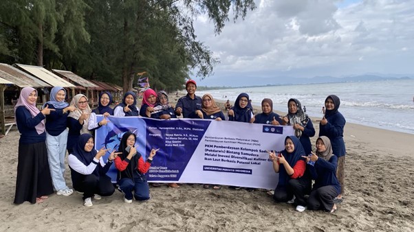 Upertis dan Pokdarwis Perkuat Potensi Wisata Pasir Jambak, Olah Hasil Laut Berdaya Saing