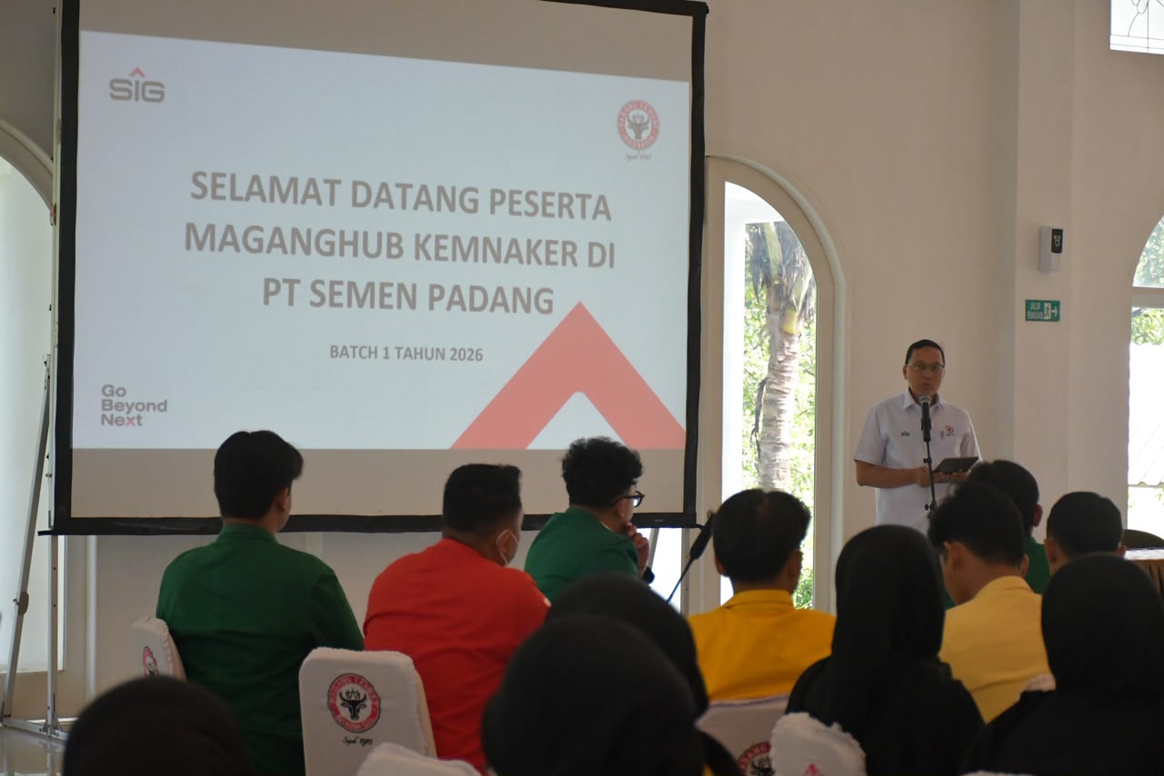 Persiapan Masuk Dunia Kerja, PT Semen Padang Bekali 40 Peserta MagangHub Kemenaker
