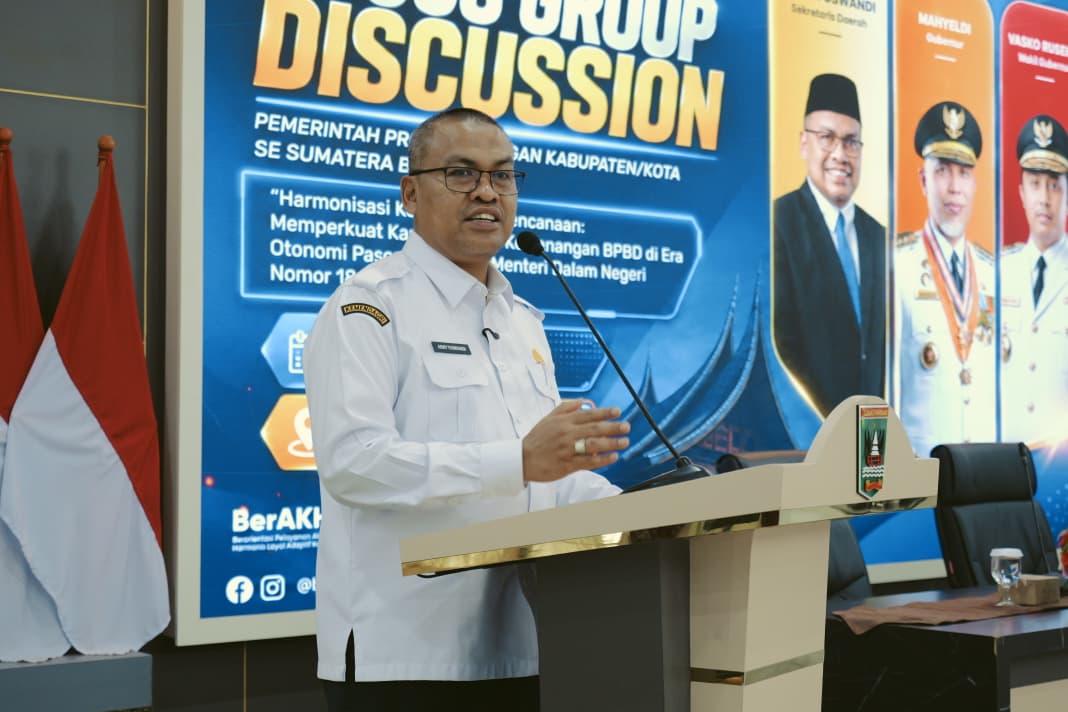 Sekda Sumbar Minta Daerah Sesuaikan Pembentukan Kelembagaan BPBD