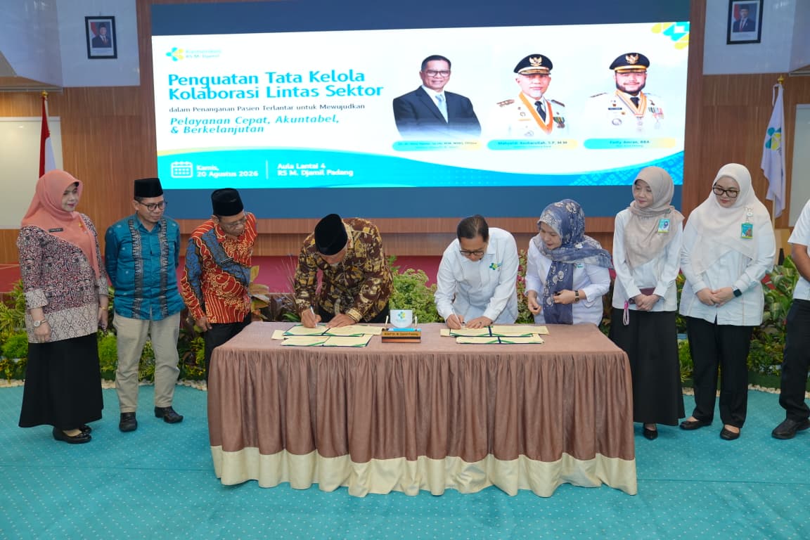 Kolaborasi Lintas Sektor, Gubernur Mahyeldi: Tidak Boleh Lagi Ada Pasien Terlantar