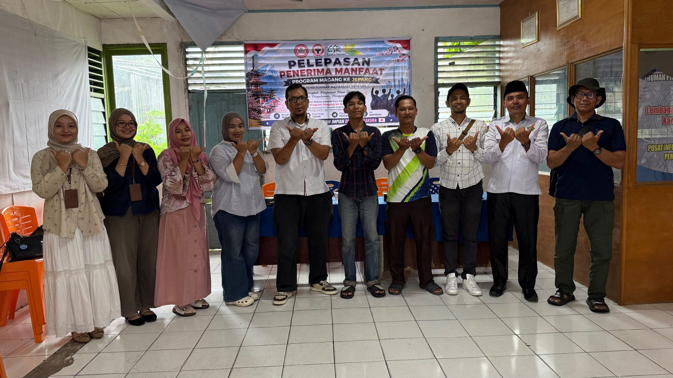 Difasilitasi Semen Padang dan FPM Koto Lua, Yoga Pratama Berangkat Kerja ke Jepang
