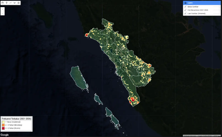 Siapa yang Membakar Sumbar? Dari Hotspot Berulang hingga Tata Kelola Ruang