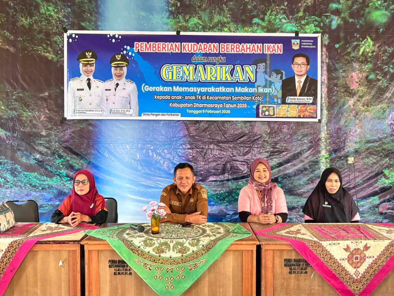 Dinas Pangan Dharmasraya Gencarkan Gerakan Makan Ikan di Sekolah
