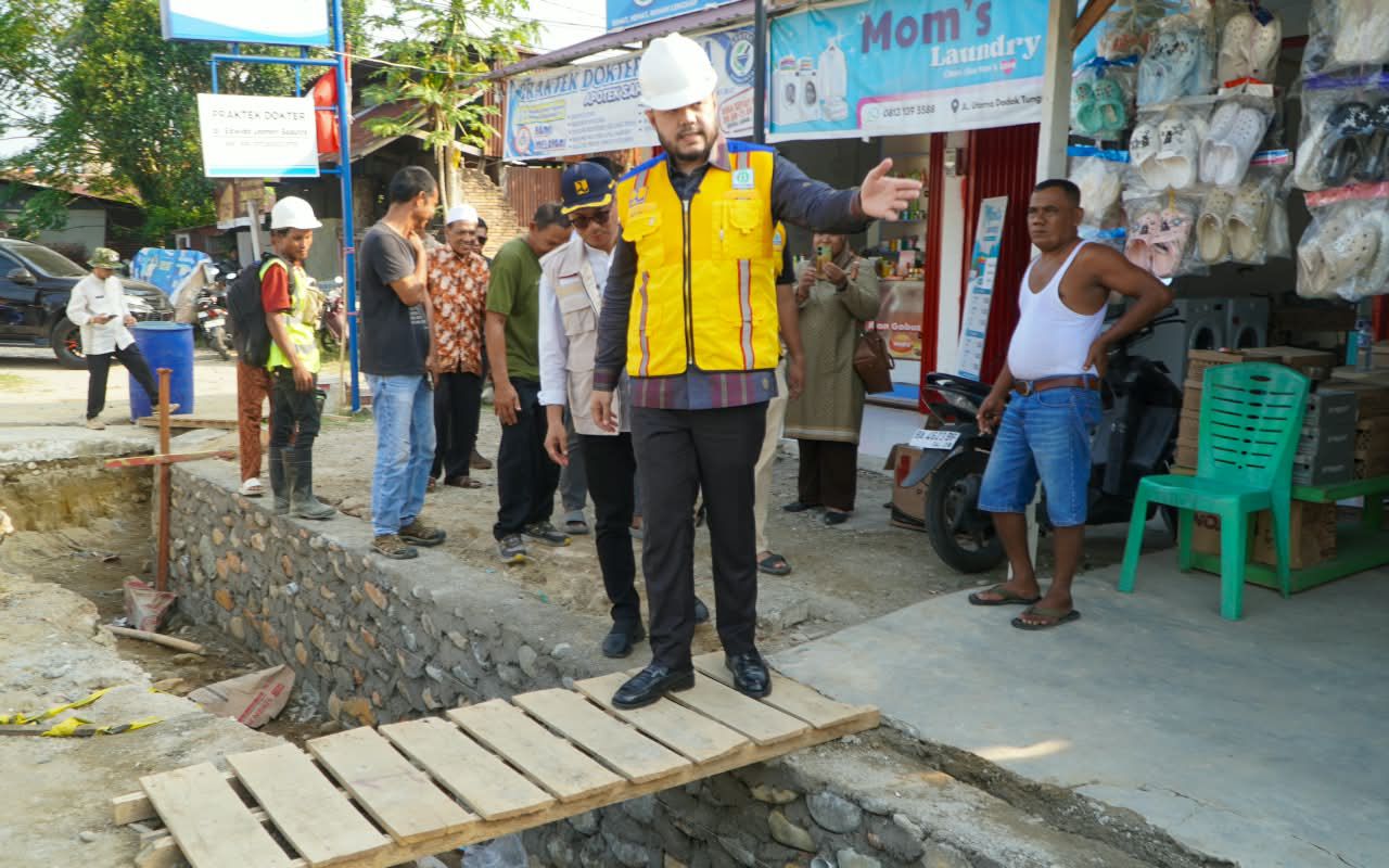 Pengendalian Banjir, Pemko Padang Bangun Drainase Tunggul Hitam Rp1,9 Miliar