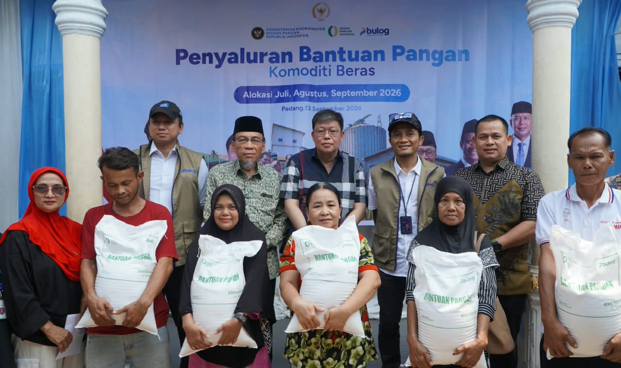 648.991 Penerima Bantuan Pangan di Sumbar, Pagu Capai 19.469,730 Ton