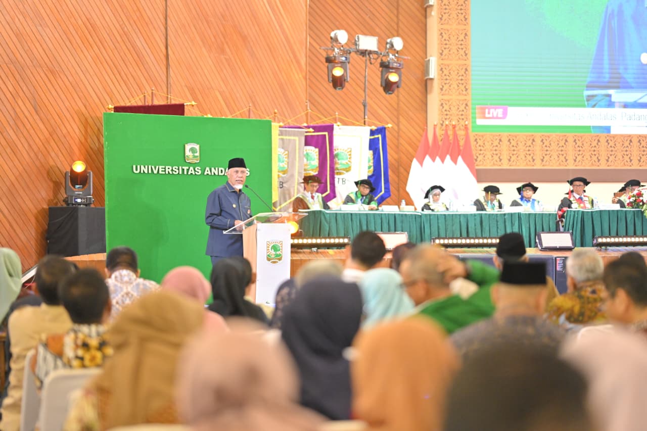 Dies Natalis ke-70 UNAND, Mahyeldi Dorong Riset Beri Dampak Nyata bagi Masyarakat