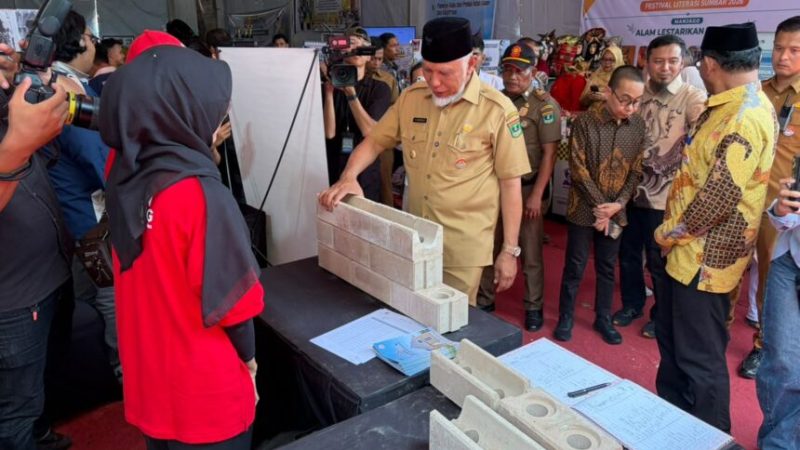 Gubernur Mahyeldi Antusias Gali Keunggulan SEPABLOCK PT Semen Padang